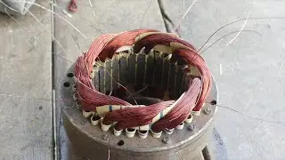 How to Winding a Washing Machine Motor || 32 Slot Part 2
