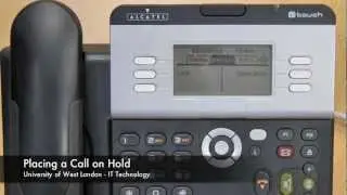 Placing a Call on Hold