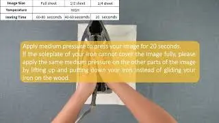 TransOurDream|IRON Tutorial of TRU-WOOD HEAT TRANSFER PAPER INKJET 1.0