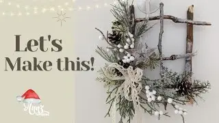 Easy winter decor idea|DIY door decor|Budget friendly decor ideas @annzcreations