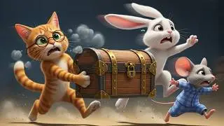 CAT, RABBIT & MOUSE Steal Treasure From Boss... INSTANT REGRET! 😱