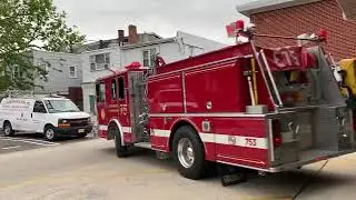HHFD Engine &ldquo;211&rdquo; (in RFD Engine 753) Responding