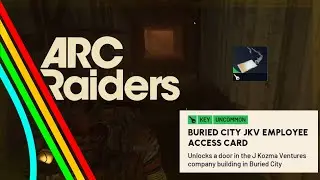 Ключ доступа сотрудников Buried City-JKV #arcraidersgame #arcraidersgameplay