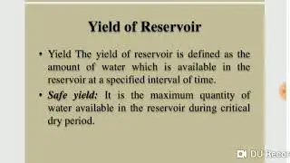 WRE-II Reservoirs sedimentation water shed management optimization techniques GIS irrigation design