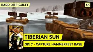 C&C TIBERIAN SUN - GDI MISSION 7 - CAPTURE HAMMERFEST BASE - HARD - 4K