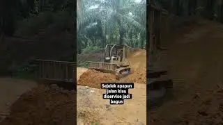 Doser Caterpillar servise jalan rusak#alatberat#operator#caterpillar#tutorialalatberat