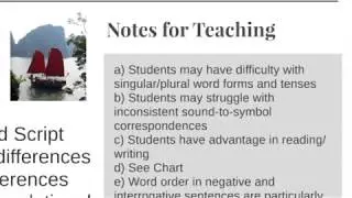 Cultural Notes - Vietnamese