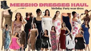 MEESHO DRESSES HAUL𐙚🧸ྀི | BIRTHDAY/PARTY WEAR DRESS🌷✨#meesho #meeshodress #meeshohaul #ytvideos 