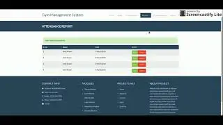 PHP And MySQL Project In Gym Management System