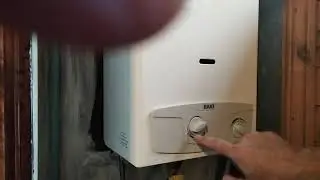 Газовая колонка BAXI - как зажечь пьезорозжиг