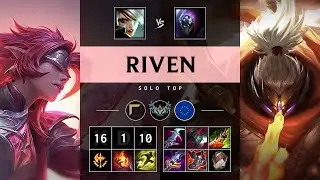Riven Top vs Jax - EUW Challenger Patch 25.21
