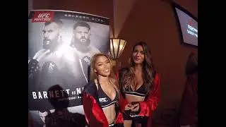 Sexy UFC Octagon Girls Red Dela Cruz and Vanessa Hanson