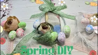 Easy Easter decoration idea made with simple materials | DIY Affordable Easter craft idea 🐰