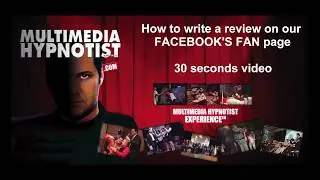 How to write a Review on our FACEBOOK FAN page.