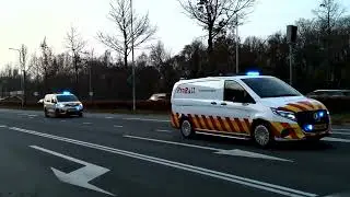 Prorail incidentenbestrijding met spoed naar een aanrijding tussen trein en auto bij Loozen