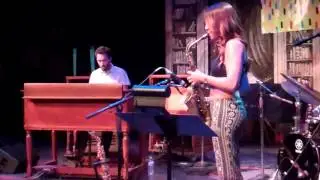 Phunky Sax of Hailey Niswanger w Mike Clark Trio @ SanJose JazzFest 2015
