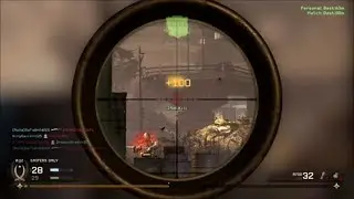 COD MWR PS4 Snipers Only Gameplay Highlights