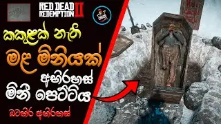 කකුළක් නැති මළ මිනියක් ඇති අභිරහස් මිනී පෙට්ටිය | Defaced Grave | RDR 2 Easter eggs | Sinhala | 🇱🇰