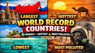 World Record-Holding Countries Explained 🌍📚 | Earth&rsquo;s Biggest, Hottest & Extreme Nations | StoryRixa