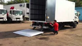 Работа прямого гидроборта Dhollandia DH-LM.10