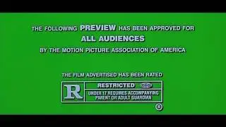 MPAA Preview Rating Screen (R)/New Line Cinema (1997)