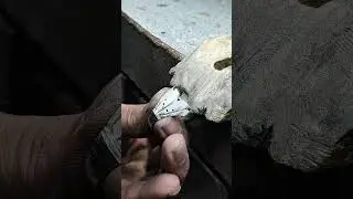 Handmade Red Aqeeq Ring | Silver Ring Making 🔥#Shorts #RingMaking #JewelryMaking #AqeeqRing