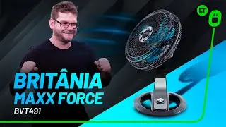 Ventilador Brit&acirc;nia Maxx Force BVT491: 10 h&eacute;lices e muito vento
