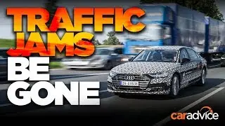 No more traffic jams: Audi A8 traffic jam pilot level 3 autonomy test