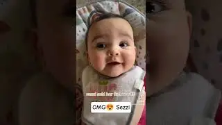 Sezzi 😍 said her first word !!! | #babyshorts #babytalk #viral #ytshorts #youtubeshorts #trending