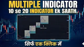 TradingView Trick:Combine Multiple Indicators in One click ! EMA - 9,15 को एक साथ लगाए !