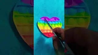 Heart popit qube satisfying video #asmr #reels #shorts #viral #trending #ytshorts #youtubeshorts