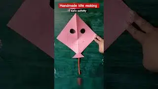 Kite making activity #handmade #kids #kite #enjoy #acting #love #fun #school #students #facts