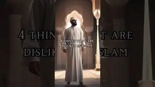 4 things disliked in Islam | #islam #religion #haram #disliked #men #women #4things #fyp #shorts