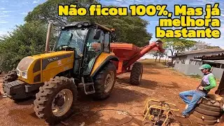 Dei um trato no marelão e chegou ração pra pecuaria (roçavlog)