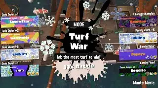 Splatfest #13 - Friends vs. Family vs. Solo 5, 10x Battles (Frosty Fest)