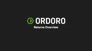 Ordoro Returns & RMAs Overview