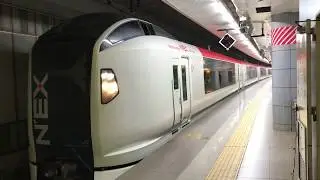 【警笛】成田エクスプレス(NEX)の発車 (成田空港駅)