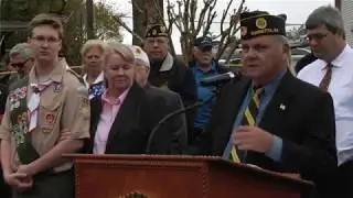 American Legion Post 29 Flag Crematorium Dedication Ceremony