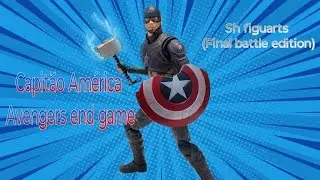 Unboxing e review capit&atilde;o Am&eacute;rica vingadores ultimato (final battle edition)