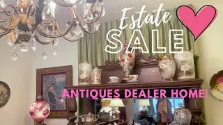 Antiques Dealer Estate Sale | Victorian Furniture, Porcelain, and More!!