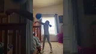 Energetic Dance Routine in a Playful Kid's Room#dancevideo #kidsdance #homeperformance
