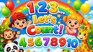 1 to 10 Counting Rhymes for Kids | Fun & Easy Learning 🎵