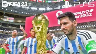 FIFA 23 - Argentina vs  Tunisia - World Cup 2022 Final | PS 5&trade; Gameplay