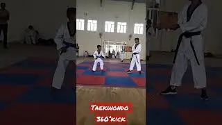 🥋Taekwondo 👊360&deg; kick|breaking board |demonstration #demo #taekwondokicks #powerbreaking