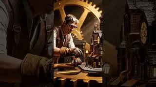 The Clockwork Architect: Building a Miniature Steampunk City Within a Gear