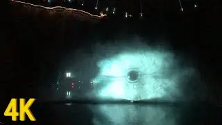 Stunning Water Show at World's first Underground hotel 4K - Shanghai's Underwater Quarry Hotel