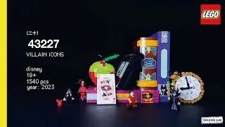 LEGO 43227 Villain Icons relaxing speed build