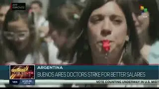 Argentina: health workers demand better wages in Buenos Aires