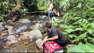 Electric fishing/small fresh river 
