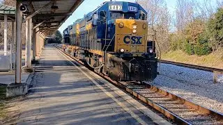 CSX Y102 at the Columbia SC Amtrak station on the CSX S-Line